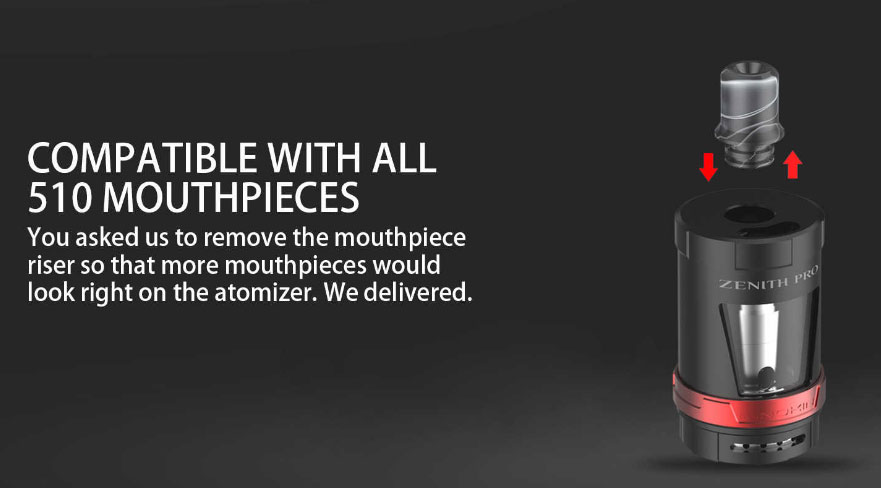 Zenith Pro 5.5ml - Innokin - Drip-Tip compatible 510