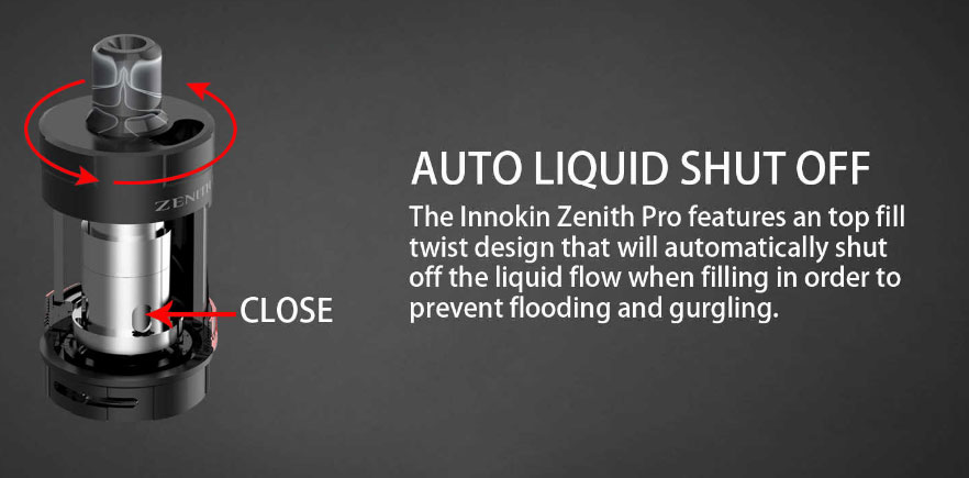 Zenith Pro 5.5ml - Innokin - Fermeture automatique